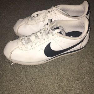 Black and white Nike Cortez